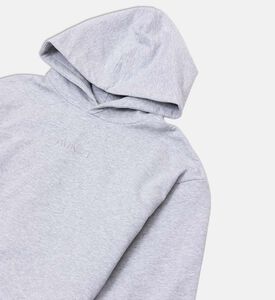 سويت شيرت محبوك طويل الأكمام بغطاء رأس