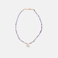 Amethyst Baroque Pearlchoker