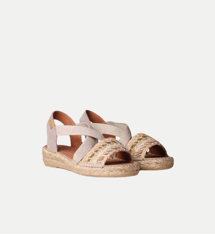 Toni Pons Eider-lk Patterned Textile Low-wedge Espadrille, Packshot View