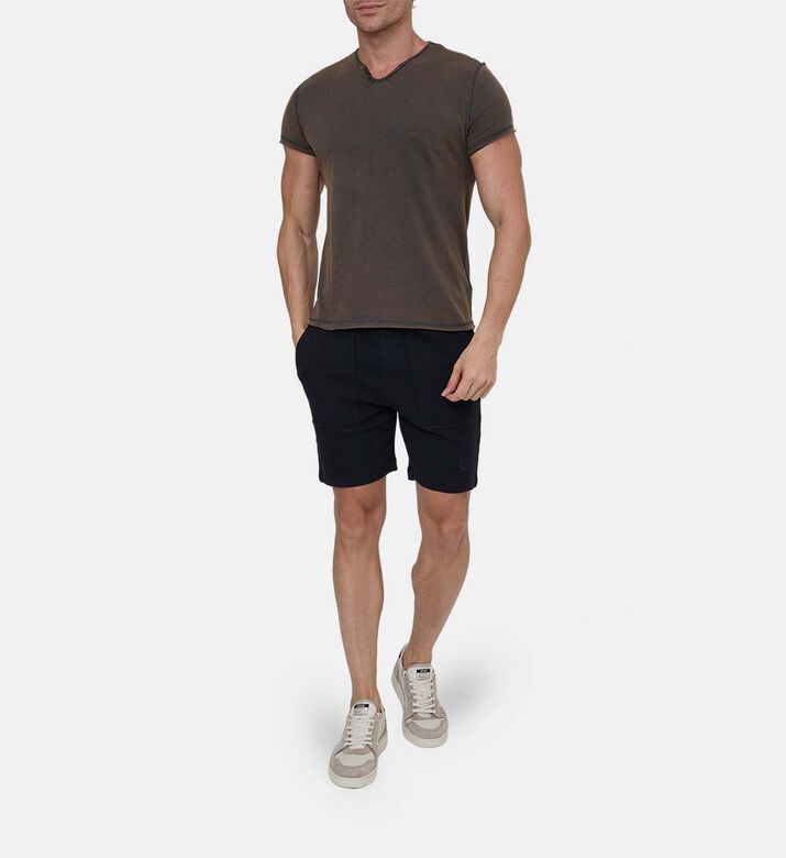 Monastir Cotton V-neck Top