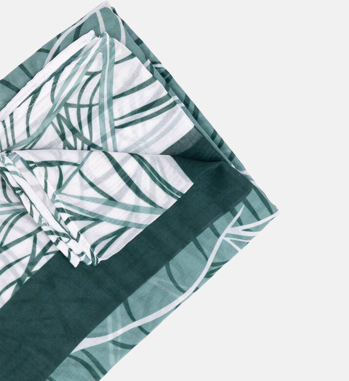 Palmacea Printed Sarong Cover-up, Dark-green, Packshot View