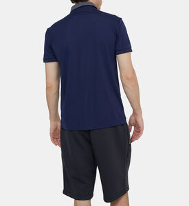 قميص بولو بياقة مخططة