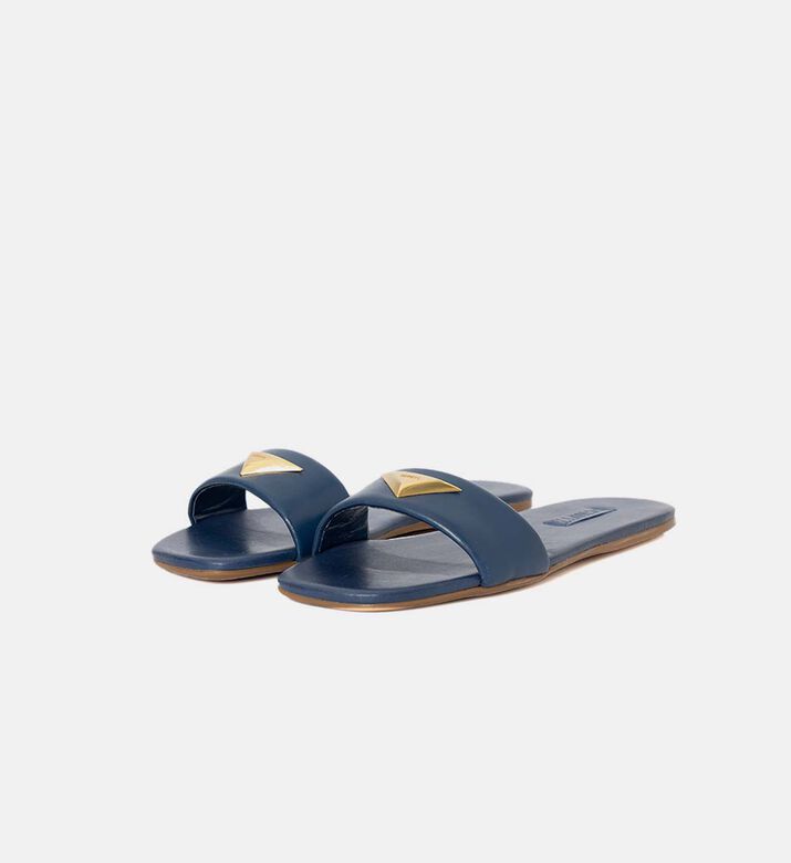Leather Single Strap Flip Flops