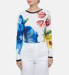 بلوزة ديلاينا بأكمام طويلة