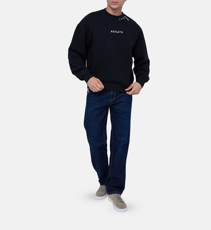 Loop-stitch Embroidered Sweatshirt