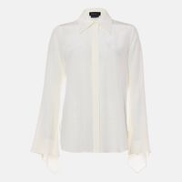 Button-down Long-sleeve Blouse