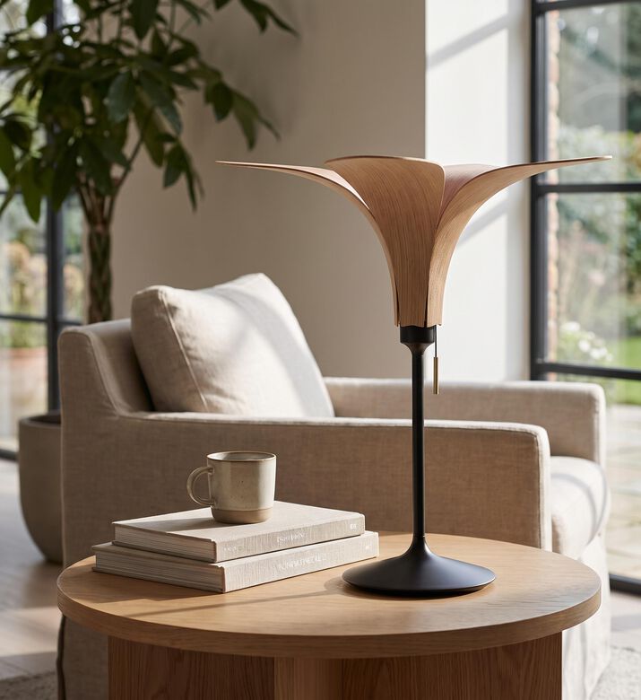 Umage Jazz Oak Wood Led Pendant Lamp, Natural, 65x65x24-cm, Packshot View