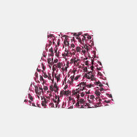 All-over Printed Flared Skirt
