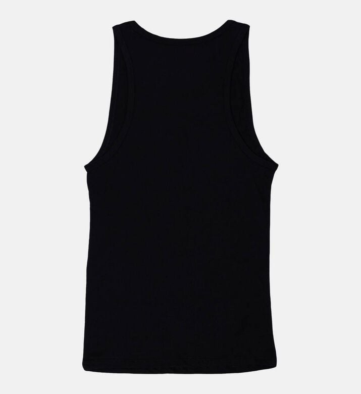 Calvin Klein Logo-embroidery 3-pack Tank Top, Black, L, Packshot View