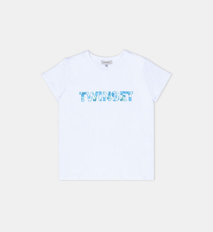 Cotton Logo-print Crewneck T-shirt Cotton Logo-print Crewneck T-shirt