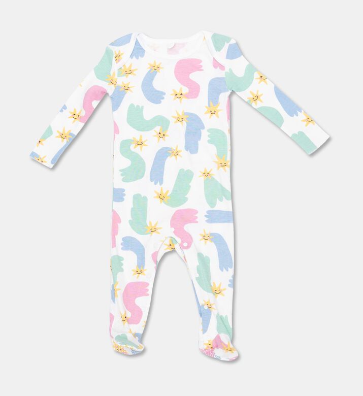 Stella McCartney Star Printed Babygrow Bib Set, Packshot View