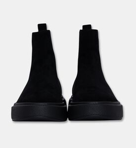 Kanna Elastic Side Panel Chunky Sole Boots, Black, Eu-41, Packshot View