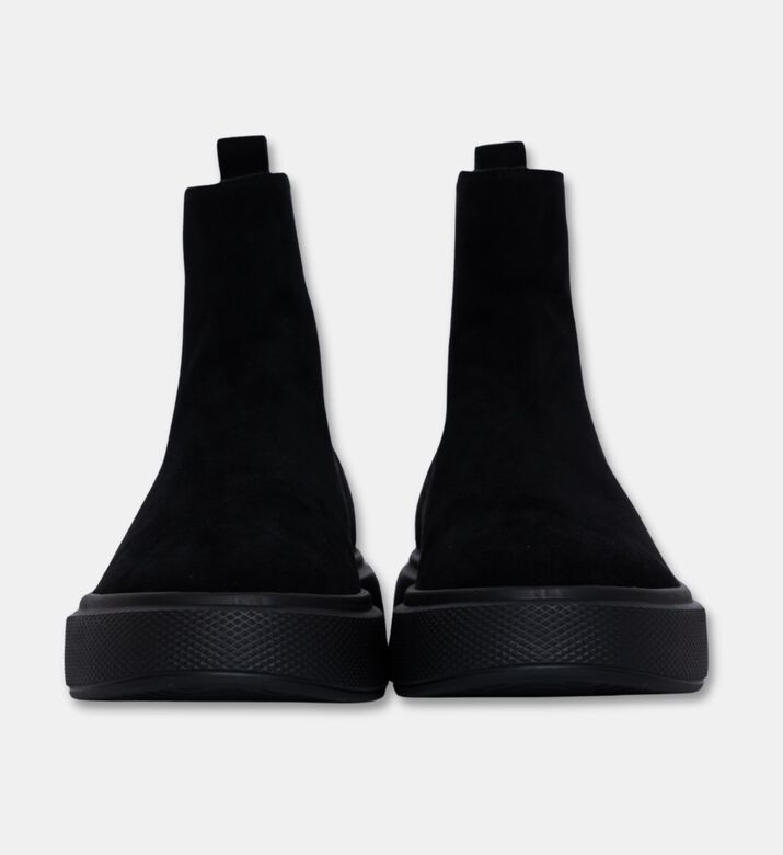 Kanna Elastic Side Panel Chunky Sole Boots, Black, Eu-41, Packshot View