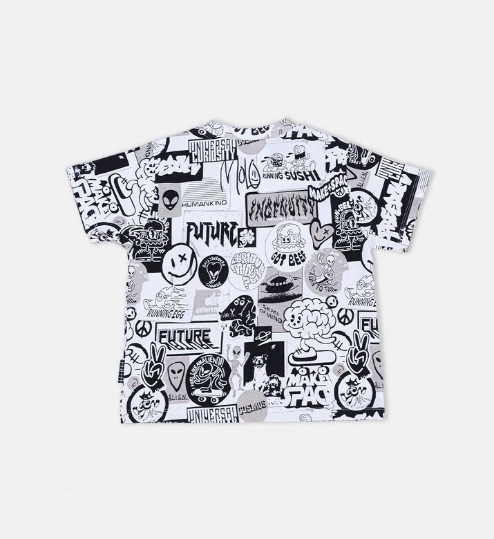 Rodney Collage-print T-shirt