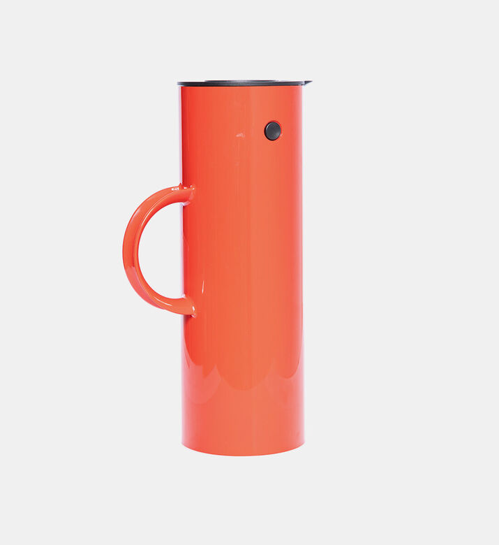 Stelton Em77 Steel Vacuum Jug, Red, 1-l, Packshot View