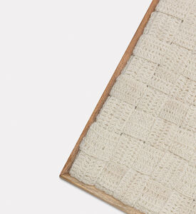 Home Deco and More Teplice Ivory Wall Art Frame, Packshot View