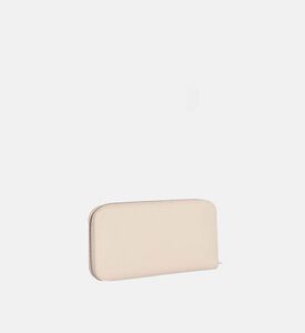 Camille Fournet Taurillon Grained Leather Wallet, Cream, Packshot View