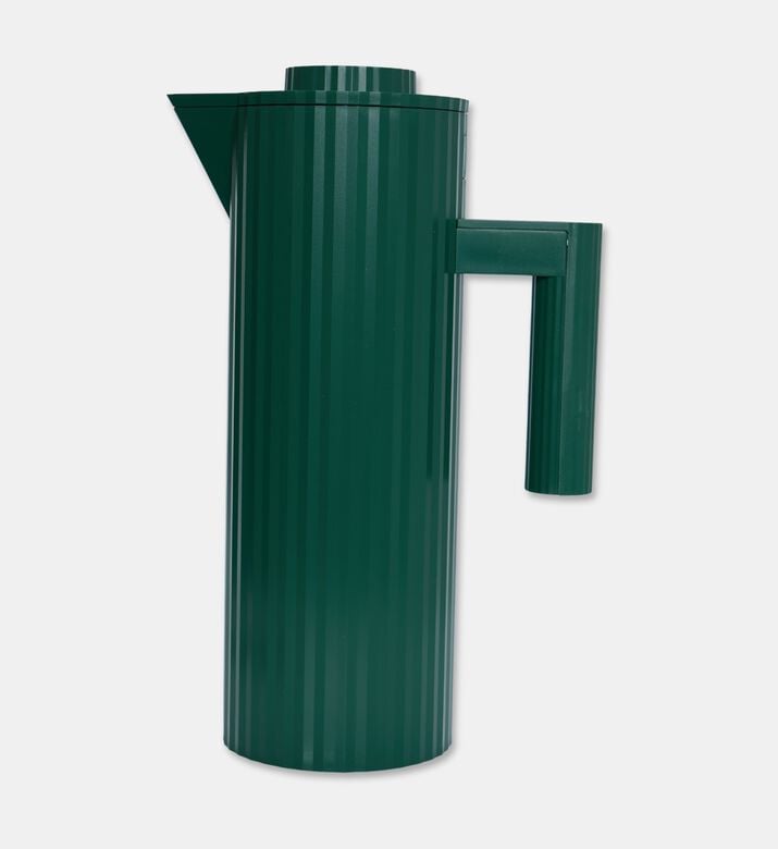 Alessi Plisse Jug Vacuum Glass, Green, Packshot View
