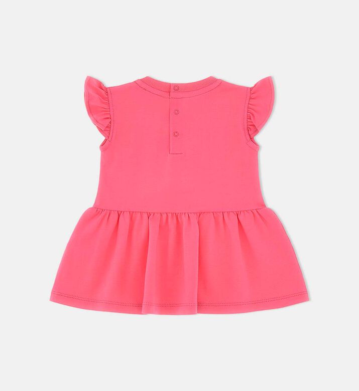 Cotton-blend Teddy Bear-print Flared Dress Cotton-blend Teddy Bear-print Flared Dress