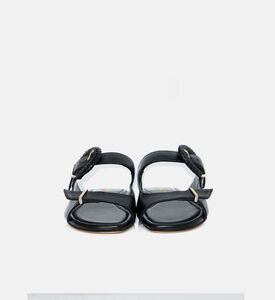 Metallic-finish Laminated Leather Clogs