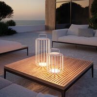 Bangkok Aluminum Short Lantern Lamp