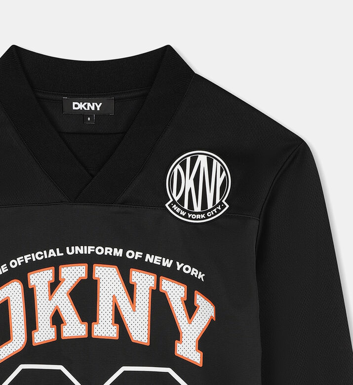 تيشيرت جيرسيه بتصميم فضفاض برسمة