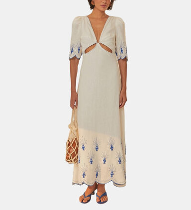 Sea Of Fish Midi Dress