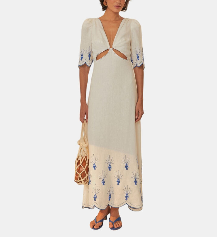 Sea Of Fish Midi Dress