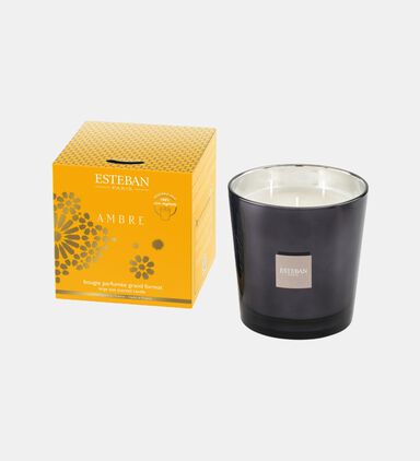 شمعة أمبر كبيرة معطرة