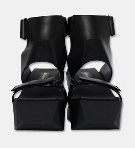 UN United Nude Cow Leather High-wedge Heel Sandals, Black, Eu-41, Packshot View