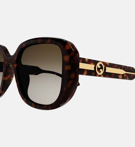 نظارة شمسية مربعة بإطار كبير من الأسيتات 54