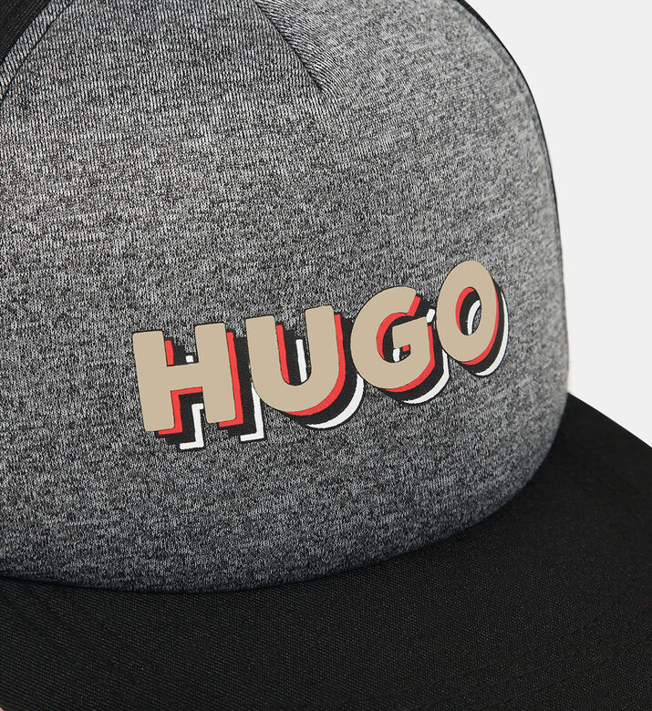 Logo Print Jersey Cap