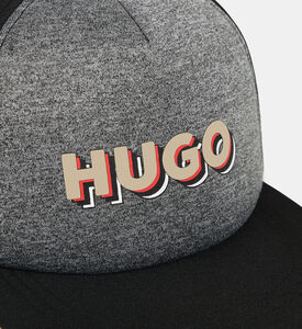 Logo Print Jersey Cap Logo Print Jersey Cap