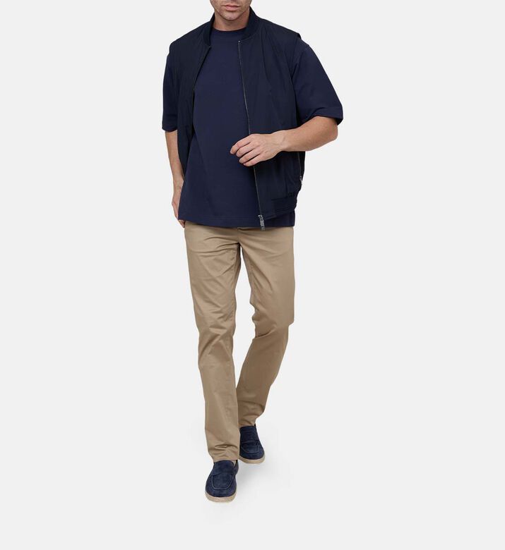 تيشيرت قطن فضفاض بلون بنفسجي