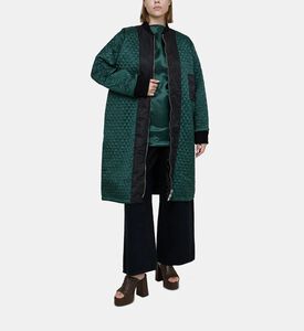 MM6 Draped High Neck Top, Model View