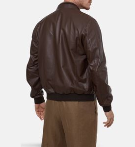 Corneliani Lambskin Leather Jacket, Model View