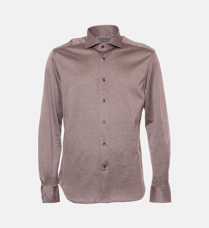 Corneliani Shirt, Brown, 45, Packshot View