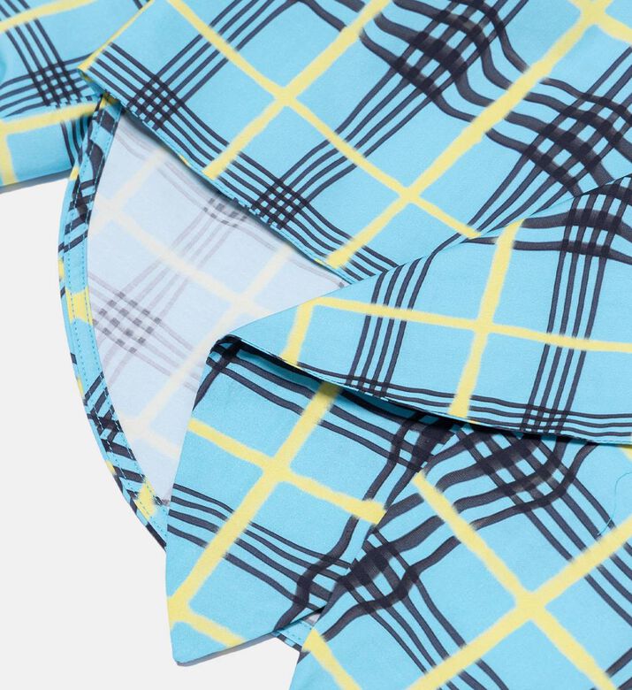 Checkered Cotton Poplin Shirt