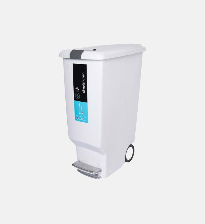 Plastic Slim Garbage Bin - 40 L
