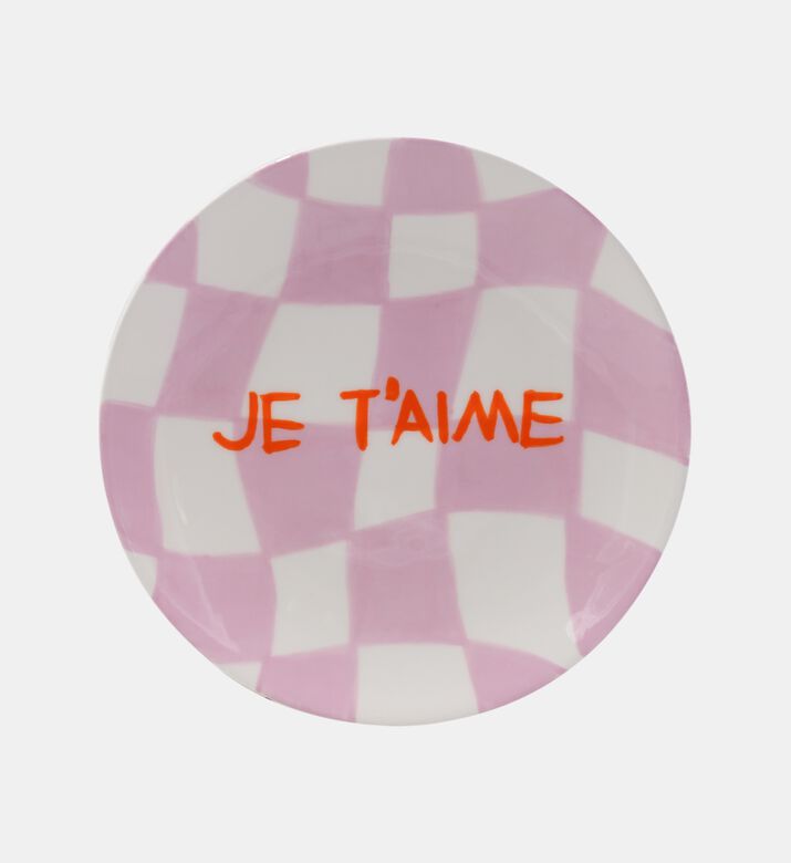 Ceramic Graphic Design Round Plate