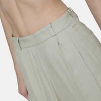 Jessica High-waist Cupro Linen Blend Trousers