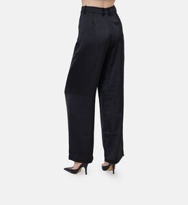 Saagneta Mid-waist Satin Pants