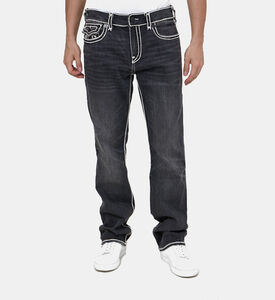 Contrasted Lines Denim Pants Contrasted Lines Denim Pants