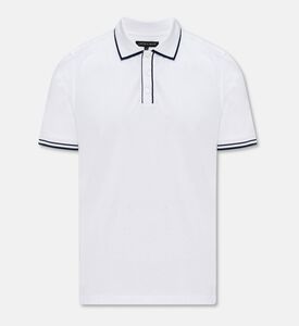 Carter and White James Contrast Tipping Polo Shirt, Packshot View