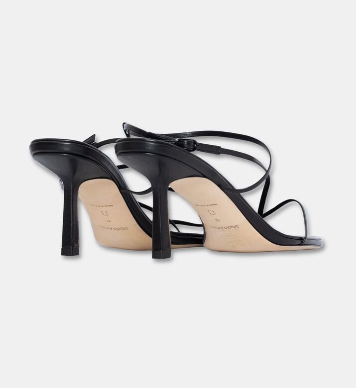 Studio Amelia Bias Mid-heel Slip-on Sandals, Brown, Eu-41, Packshot View