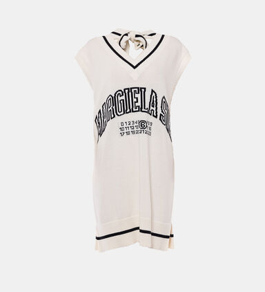 Logo-print Sleeveless Mini Dress