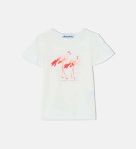 تيشيرت قطن بتطريز فلامنغو