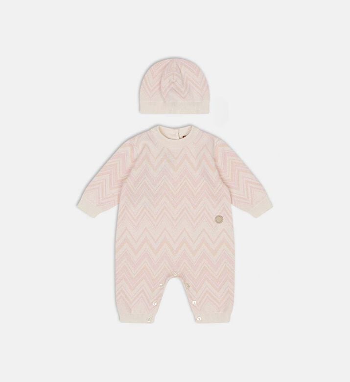 Cotton Chevron Knit 2-piece Set