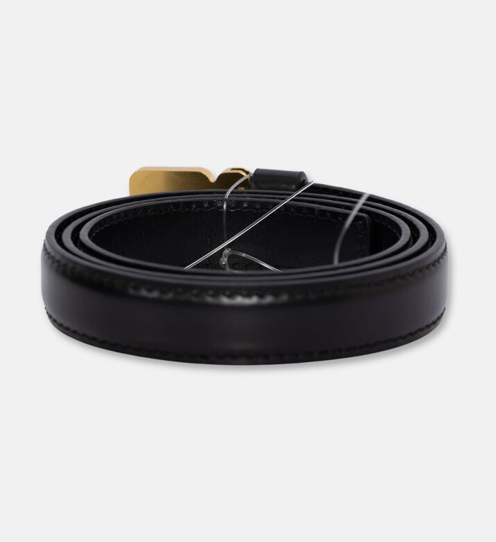 Soeur Ninon Mini Slim Belt, Black, 80, Packshot View