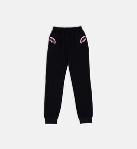 بنطال رياضي بخصر مطاطي وفم قرش